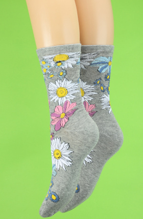 Tropical floral socks