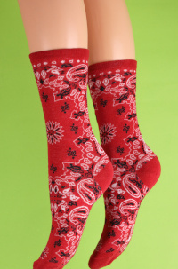 Tropical floral socks