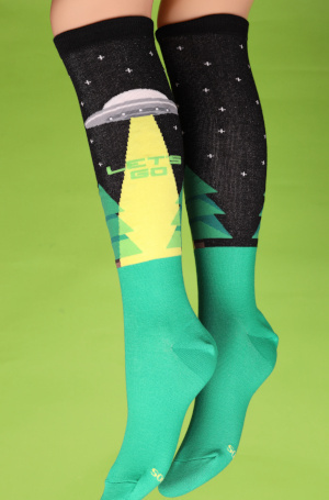 Tropical floral socks