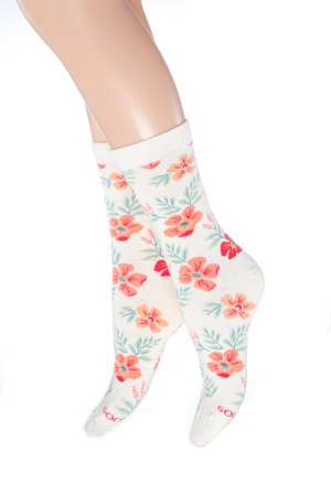 Wild flower socks