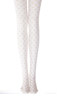Gold dots tights