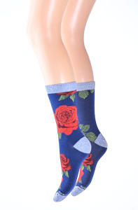 Cozy rosy socks